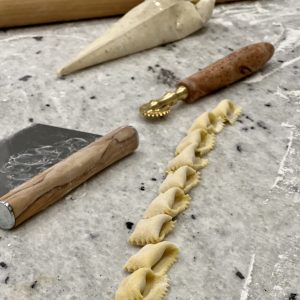 Pasta cut with past cutter